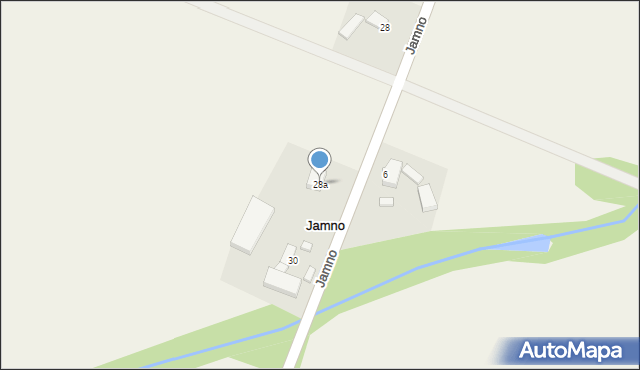 Jamno, Jamno, 28a, mapa Jamno