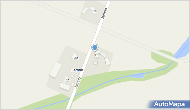 Jamno, Jamno, 6, mapa Jamno