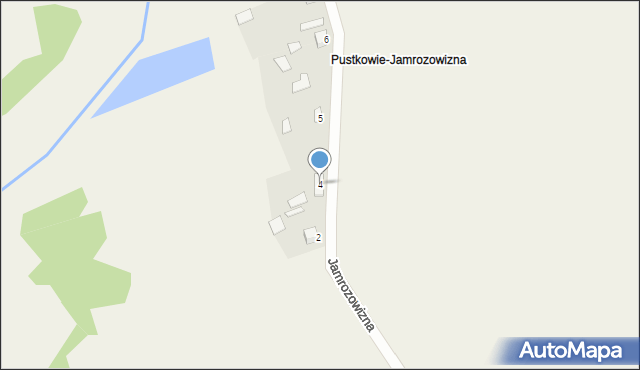 Jamrozowizna, Jamrozowizna, 5, mapa Jamrozowizna