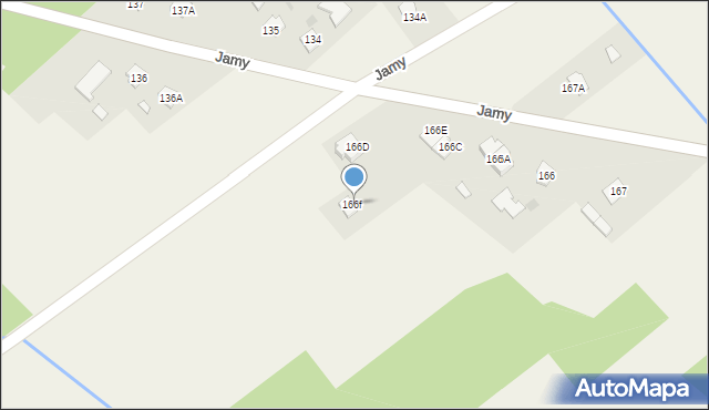 Jamy, Jamy, 166f, mapa Jamy