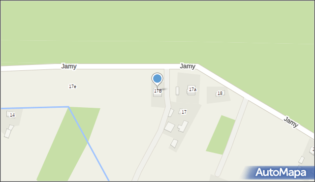 Jamy, Jamy, 17B, mapa Jamy