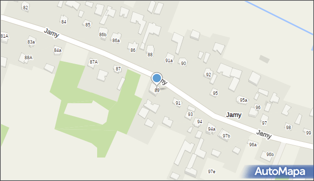 Jamy, Jamy, 89, mapa Jamy