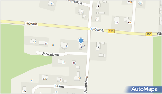 Janczewo, Janczewo, 67a, mapa Janczewo