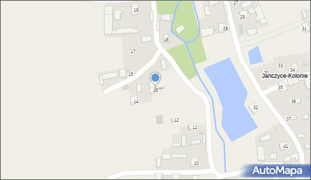 Janczyce, Janczyce, 16, mapa Janczyce