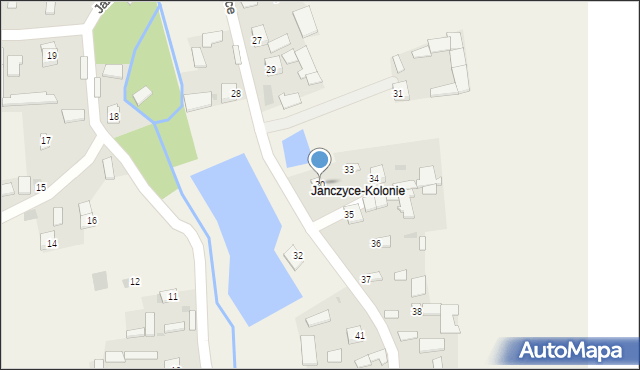 Janczyce, Janczyce, 30, mapa Janczyce