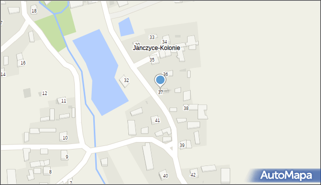 Janczyce, Janczyce, 37, mapa Janczyce