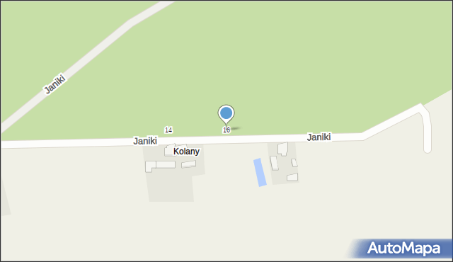 Janiki, Janiki, 16, mapa Janiki