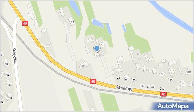 Janików, Janików, 21, mapa Janików