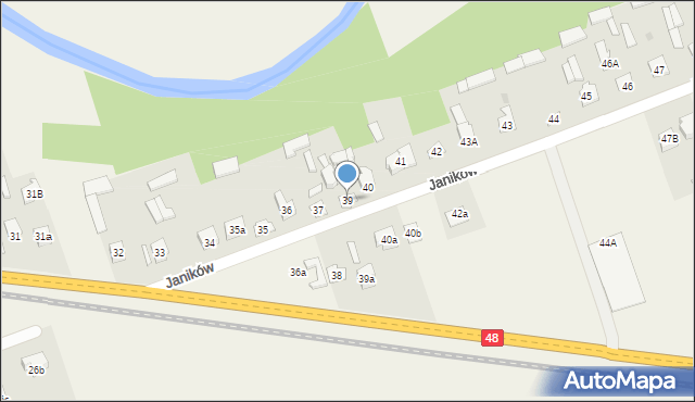 Janików, Janików, 39, mapa Janików