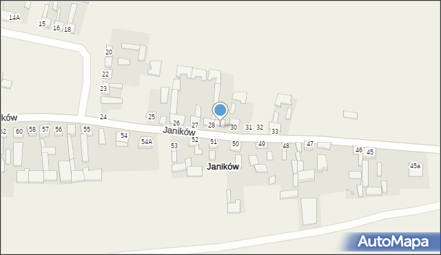 Janików, Janików, 29, mapa Janików