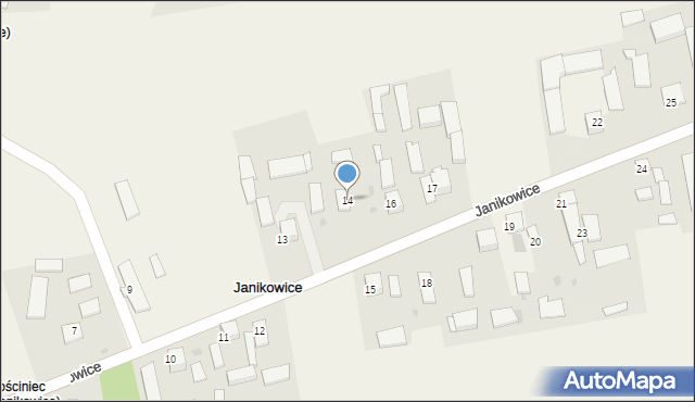 Janikowice, Janikowice, 14, mapa Janikowice