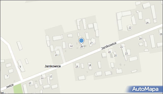 Janikowice, Janikowice, 16, mapa Janikowice