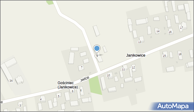 Janikowice, Janikowice, 9, mapa Janikowice