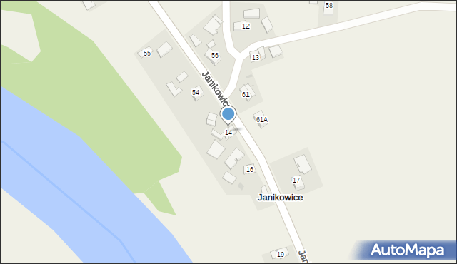 Janikowice, Janikowice, 14, mapa Janikowice