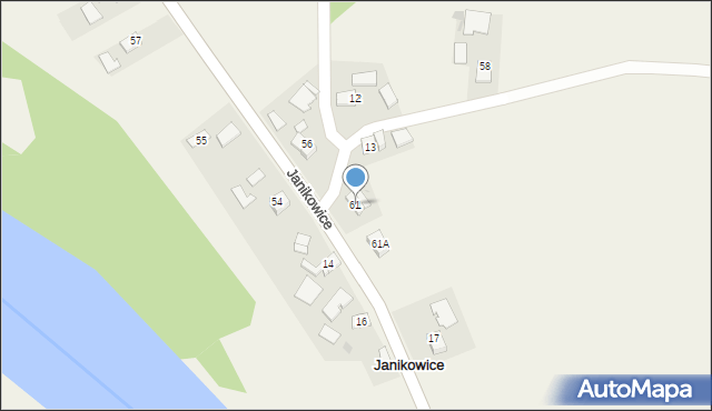 Janikowice, Janikowice, 61, mapa Janikowice