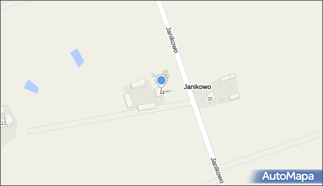 Janikowo, Janikowo, 14, mapa Janikowo