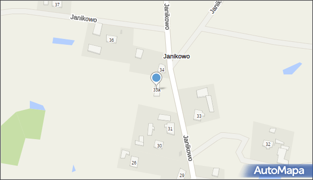 Janikowo, Janikowo, 33a, mapa Janikowo