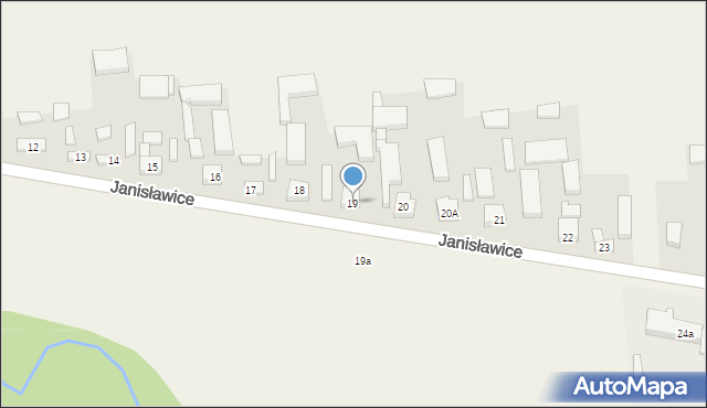 Janisławice, Janisławice, 19, mapa Janisławice