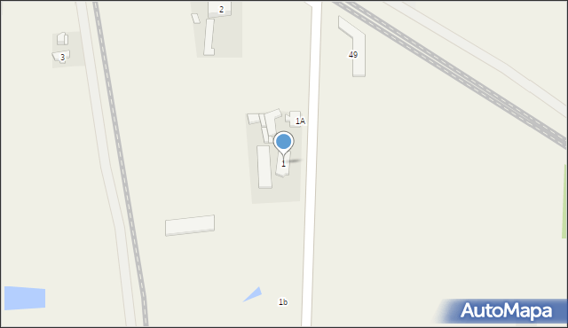 Janiszewice, Janiszewice, 1, mapa Janiszewice