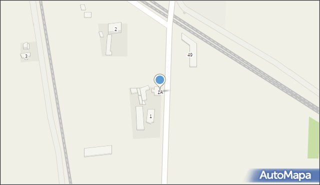 Janiszewice, Janiszewice, 1A, mapa Janiszewice