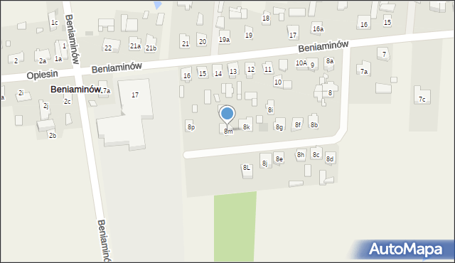 Janiszewice, Janiszewice, 8m, mapa Janiszewice
