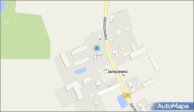 Janiszewko, Janiszewko, 17, mapa Janiszewko