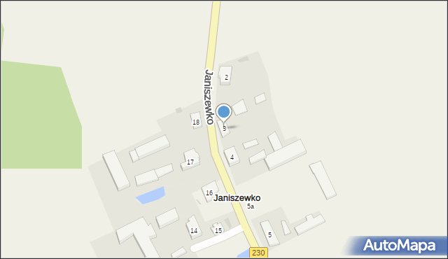 Janiszewko, Janiszewko, 3, mapa Janiszewko