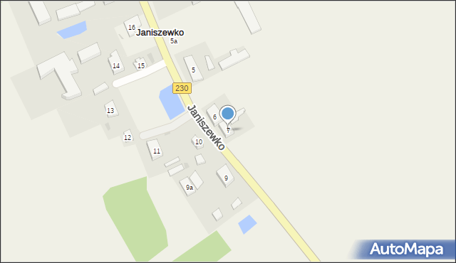 Janiszewko, Janiszewko, 7, mapa Janiszewko