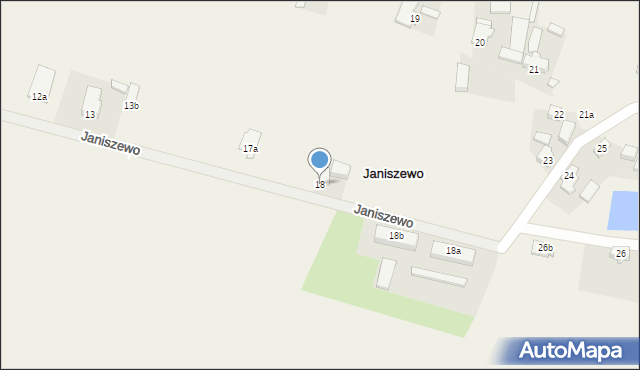 Janiszewo, Janiszewo, 18, mapa Janiszewo