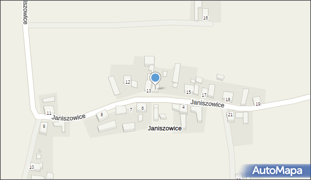 Janiszowice, Janiszowice, 14, mapa Janiszowice