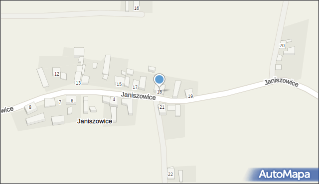 Janiszowice, Janiszowice, 18, mapa Janiszowice