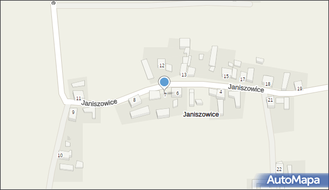 Janiszowice, Janiszowice, 7, mapa Janiszowice