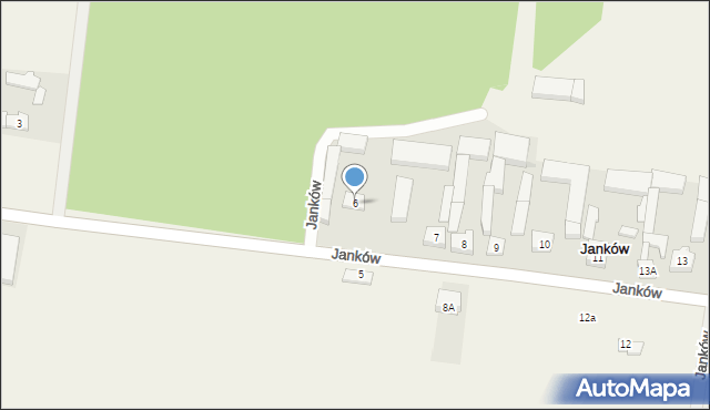 Janków, Janków, 6, mapa Janków