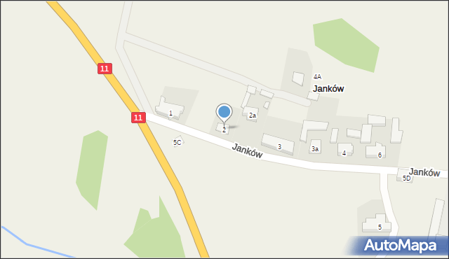 Janków, Janków, 2, mapa Janków