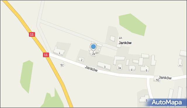 Janków, Janków, 2a, mapa Janków