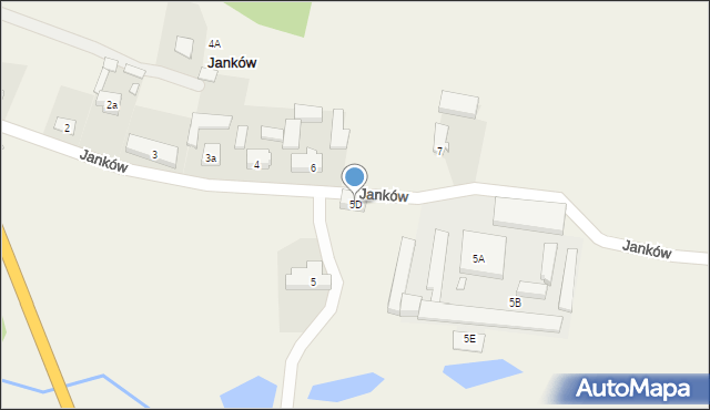 Janków, Janków, 5D, mapa Janków