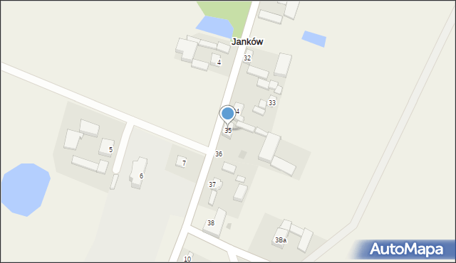 Janków, Janków, 35, mapa Janków