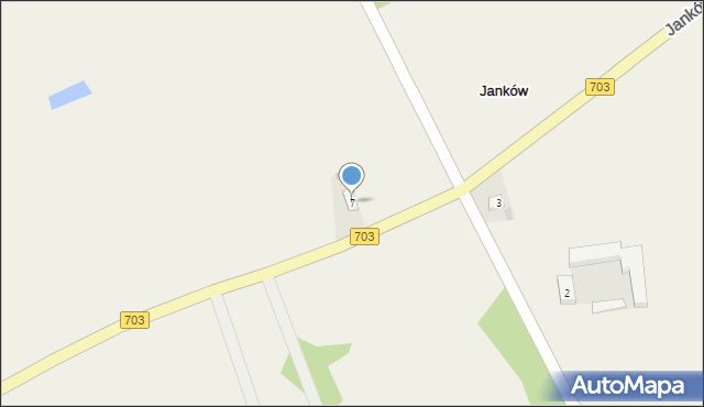 Janków, Janków, 7, mapa Janków