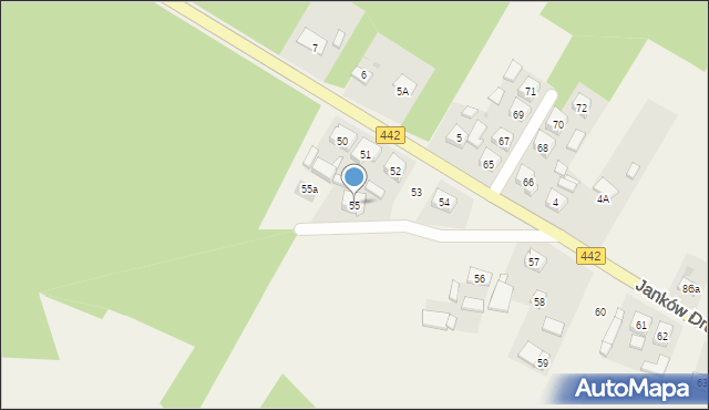 Janków Drugi, Janków Drugi, 55, mapa Janków Drugi