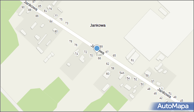 Jankowa, Jankowa, 68, mapa Jankowa