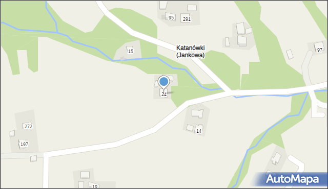 Jankowa, Jankowa, 24, mapa Jankowa