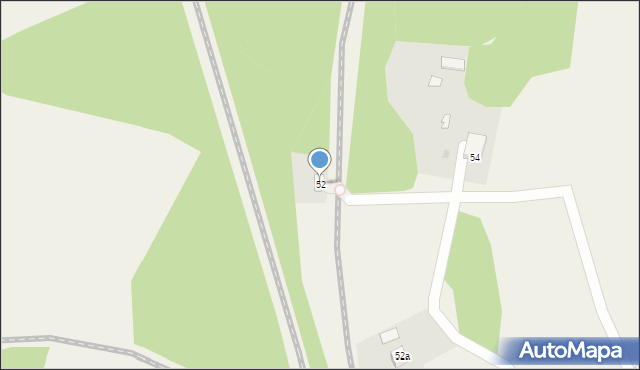 Jankowa Żagańska, Jankowa Żagańska, 52, mapa Jankowa Żagańska