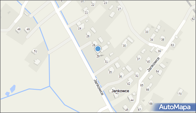 Jankowce, Jankowce, 29, mapa Jankowce