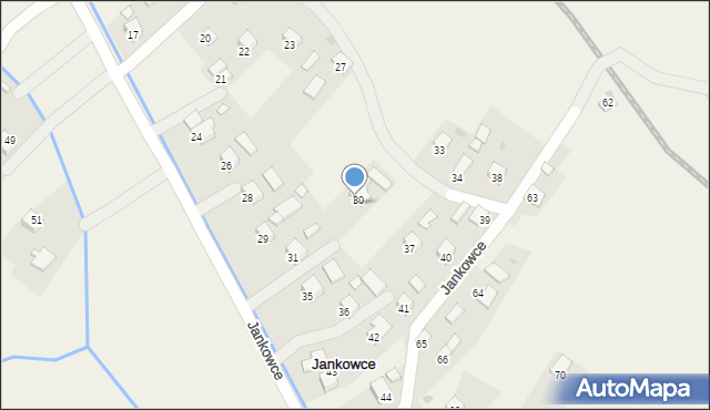 Jankowce, Jankowce, 32, mapa Jankowce