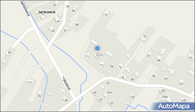 Jankowce, Jankowce, 72, mapa Jankowce