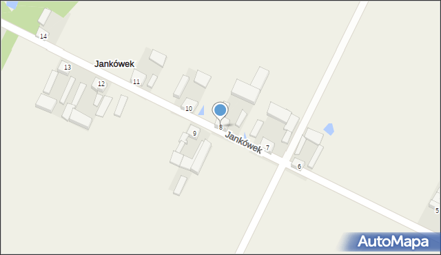 Jankówek, Jankówek, 8, mapa Jankówek