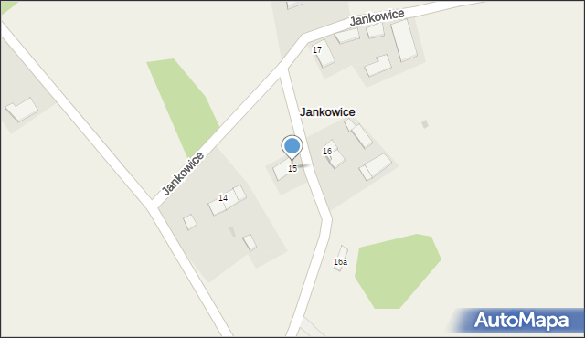 Jankowice, Jankowice, 15, mapa Jankowice