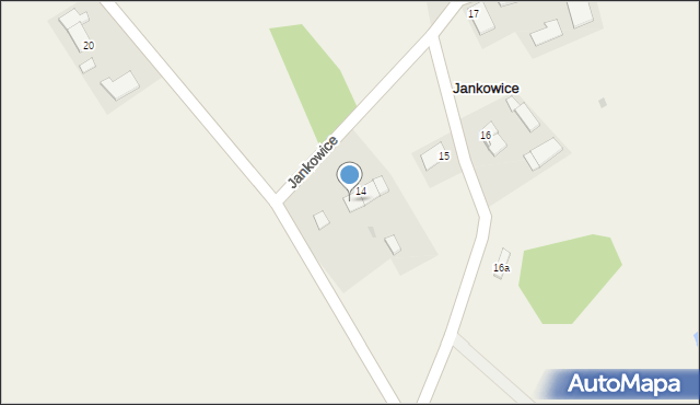 Jankowice, Jankowice, 8a, mapa Jankowice