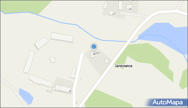 Jankowice, Jankowice, 14, mapa Jankowice