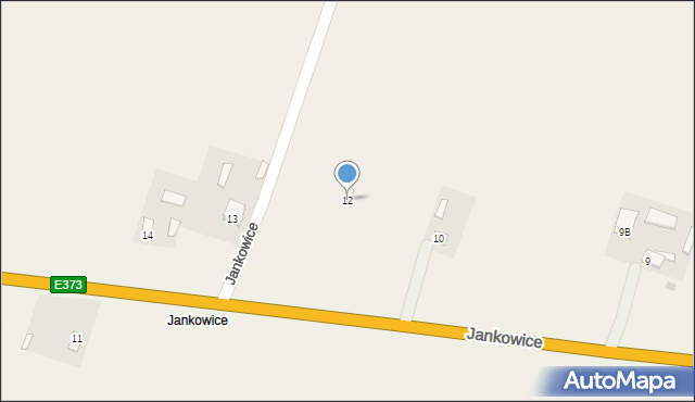 Jankowice, Jankowice, 12, mapa Jankowice